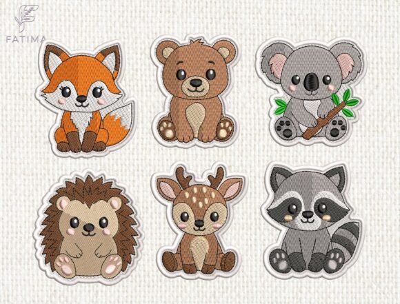 Animal Patch Embroidery Design Set Review