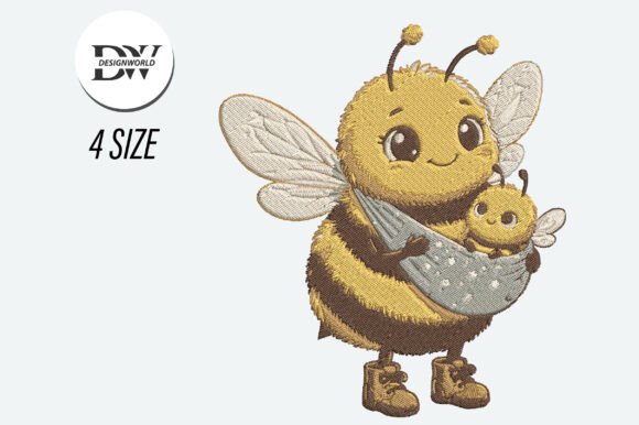 Baby Bee Embroidery Design Review for Handmade Gifts
