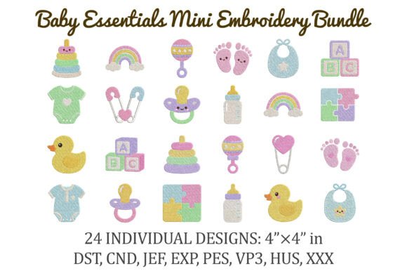 Baby Essentials Mini Embroidery Bundle Review