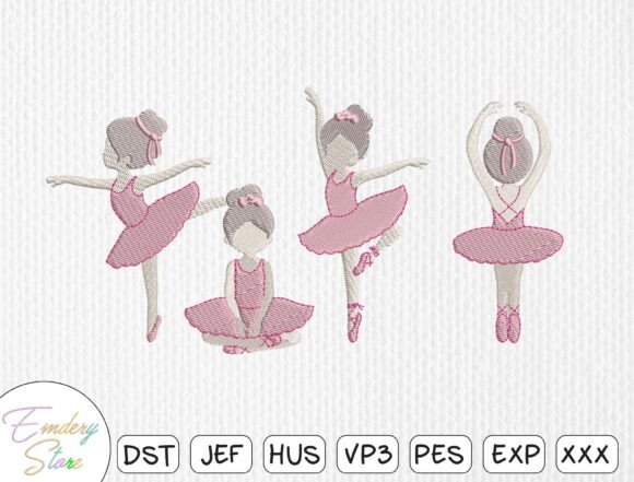 Ballerina Poses Embroidery Design Review