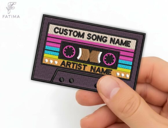 Cassette Tape Patch Embroidery Design Review