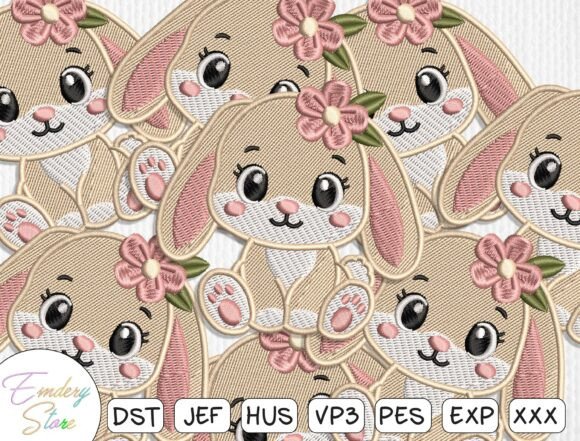 Cute Bunny Embroidery Patch Design Review