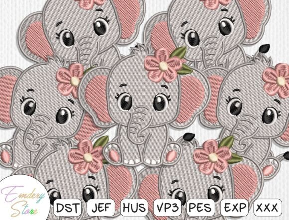 Cute Elephant Embroidery Patch Design Review