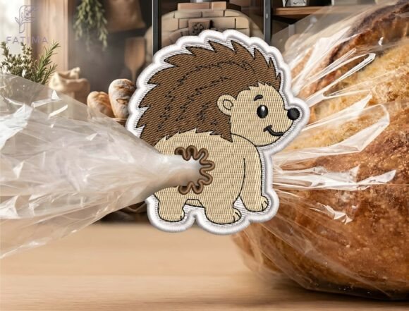 Cute Hedgehog Bag Tie Embroidery Design Review