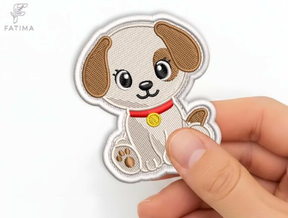 Cute Puppy Patch Embroidery Design Review