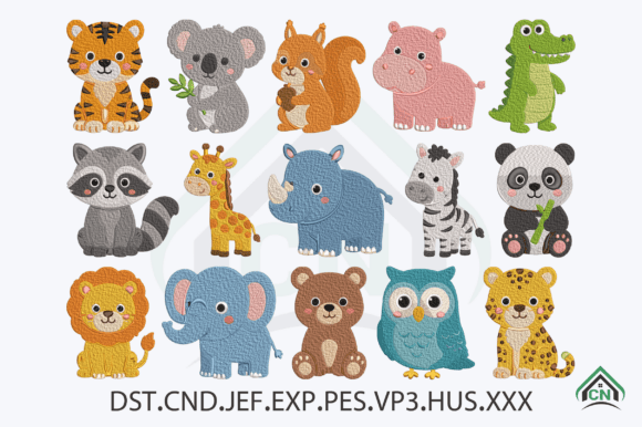 Cute Safari Animals Embroidery Bundle Review