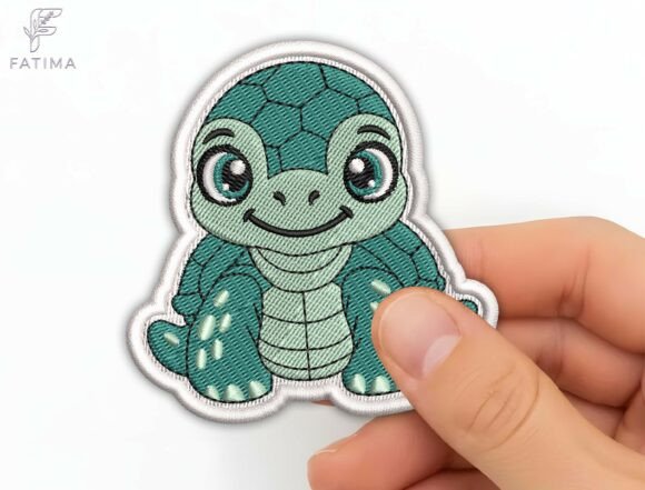 Cute Turtle Patch Embroidery Design Review