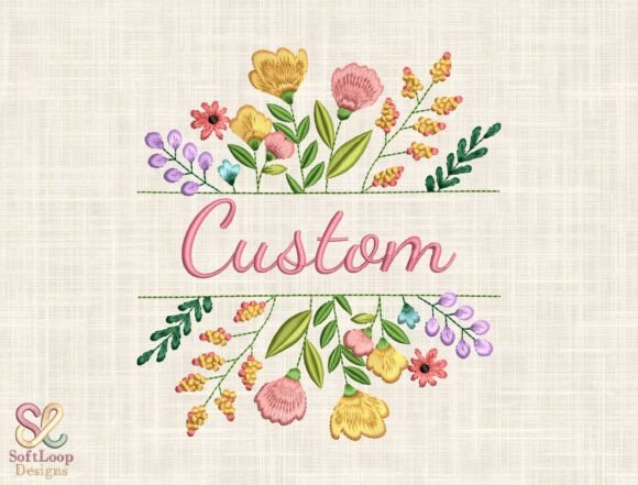 Floral Name Embroidery Design Review