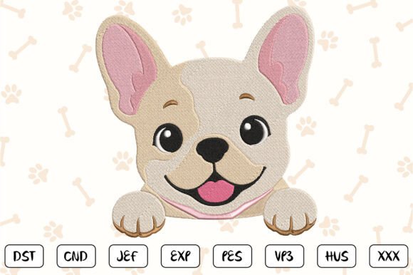 Frenchie Puppy Embroidery Design Review