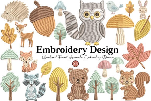 Woodland Forest Animals Embroidery: A Designer's Review